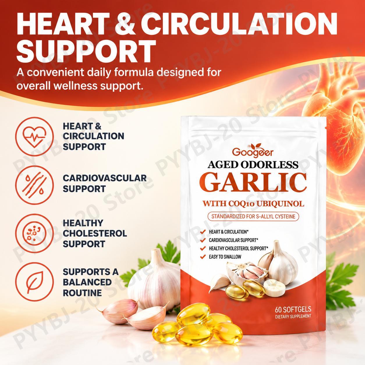 Googeer Aged geruchslose Knobl – Coq10 Ubiquinol Softgel Bewertung und Preis