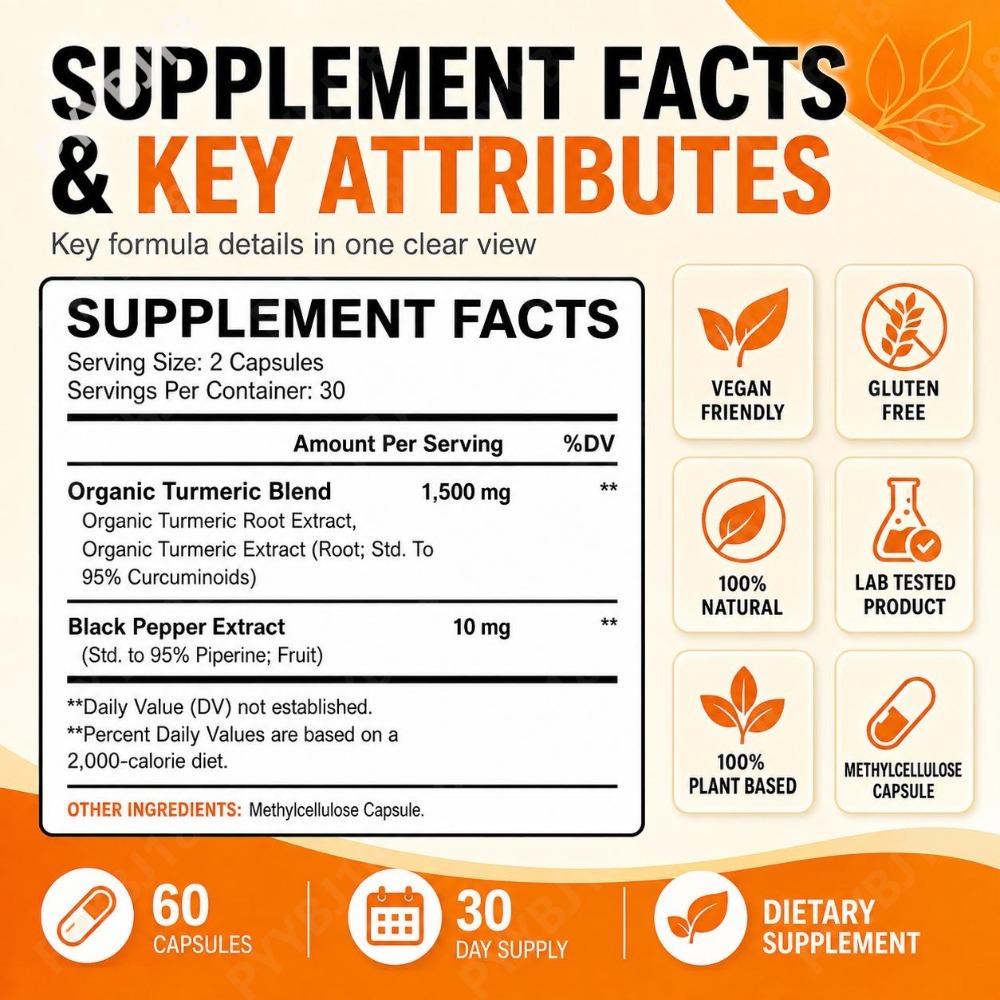Kurkuma- und Ingwerkapseln mit – Turmeric Curcumin Capsule Bewertung und Preis